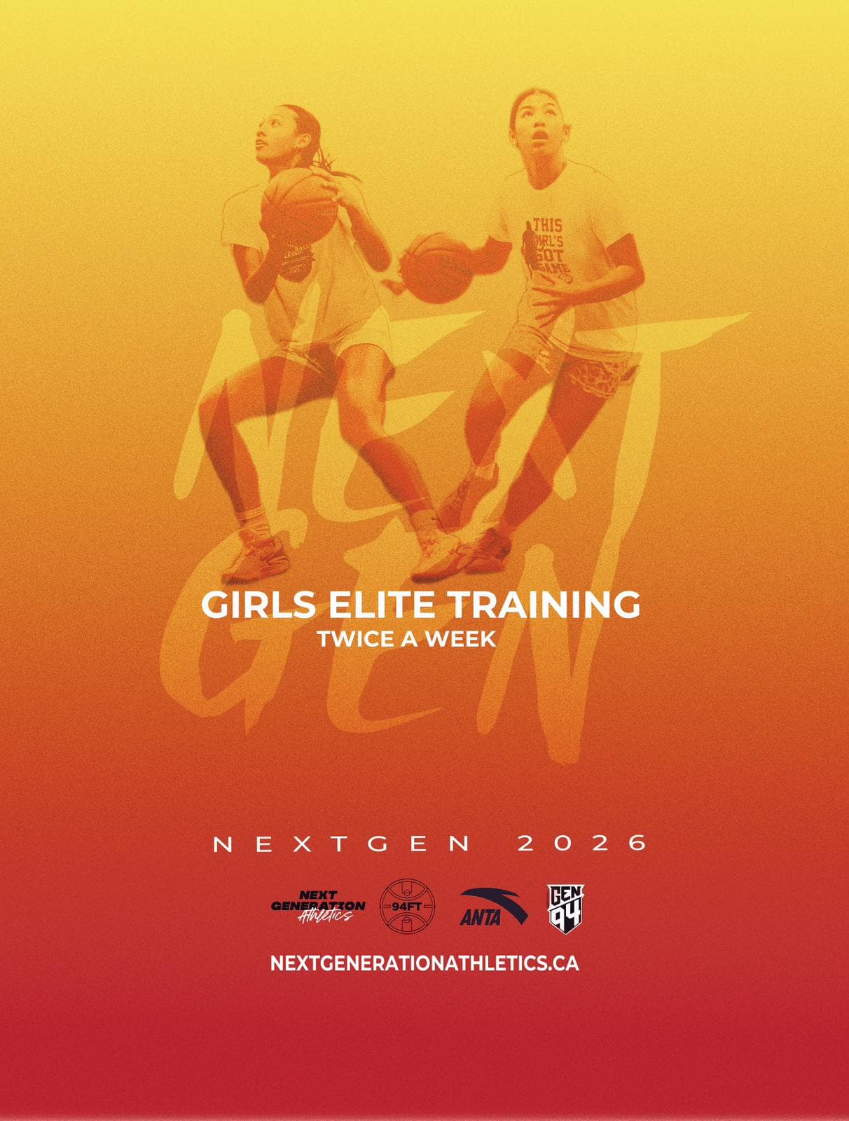 GIRLS ELITE TRAINING